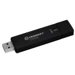 Kingston Ironkey D500s 16GB USB 3.2 Stick Μαύρο