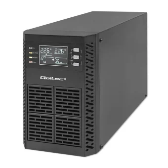 Qoltec UPS 1000W με 2 Schuko Πρίζες