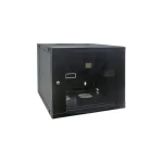Επιτοίχια Καμπίνα Rack 6U Μαύρο - Image 2