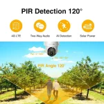 Arenti GO3G+SP2 IP Κάμερα Παρακολούθησης 4G Full HD+ 4MP Αδιάβροχη Μπαταρίας με Αμφίδρομη Επικοινωνία - Image 7