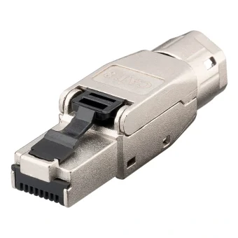 Goobay Βύσμα RJ-45 male STP tool-free Ασημί 61130 61130