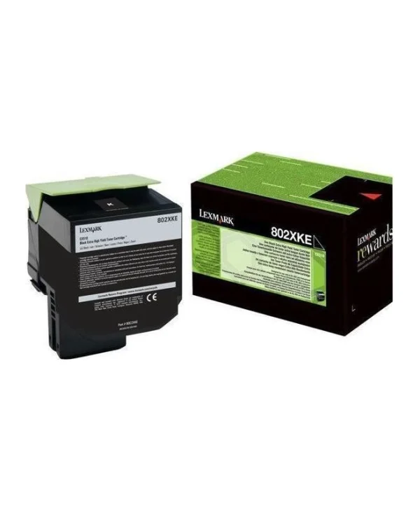 Lexmark 80C2XKE Γνήσιο Toner Laser Εκτυπωτή Μαύρο 8000 Σελίδων 80C2XKE Lexmark 80C2XKE