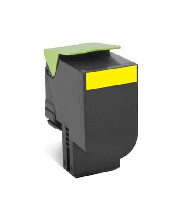 Lexmark 80C2XYE Γνήσιο Toner Laser Εκτυπωτή Κίτρινο High Yield 4000 Σελίδων 80C2XYE