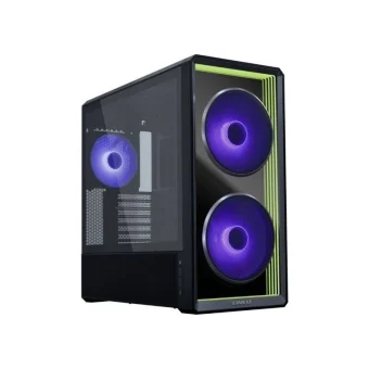Lian Li Lancool 217 INF Midi Tower Κουτί Υπολογιστή με Πλαϊνό Παράθυρο και ARGB Φωτισμό Μαύρο