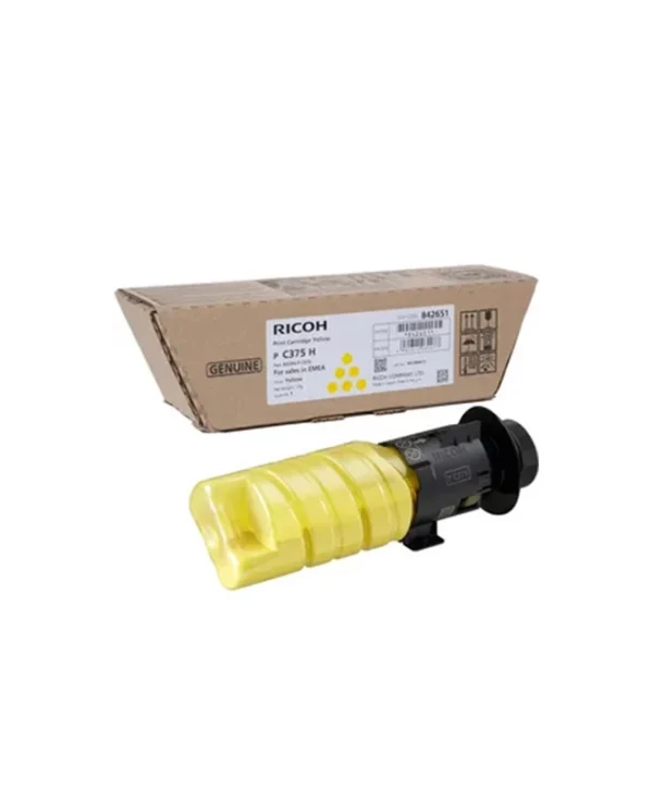 Ricoh P C375H XL Γνήσιο Toner Laser Εκτυπωτή Κίτρινο 842651 842651