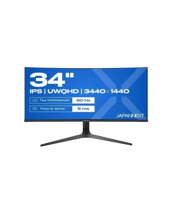 Japannext JN-IPS340UWQHD60C-C65W-HS Ultrawide IPS HDR Curved Monitor 34" QHD 3440x1440 JN-IPS340UWQHD60C-C65W-HS