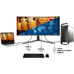 Japannext JN-IPS340UWQHD60C-C65W-HS Ultrawide IPS HDR Curved Monitor 34" QHD 3440x1440 JN-IPS340UWQHD60C-C65W-HS - Image 3