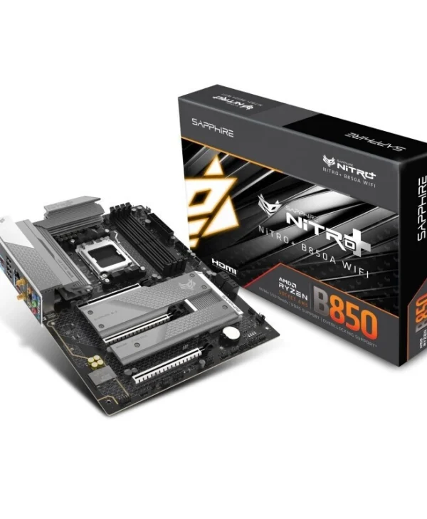 Sapphire Nitro+ B850A WiFi 7 Motherboard ATX με AMD AM5 Socket 52123-03-40G 52123-03-40G