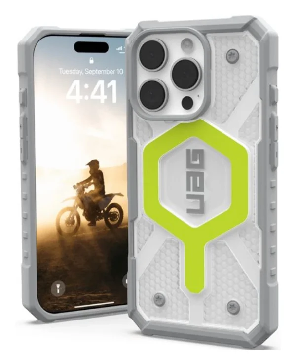 UAG Pathfinder Back Cover Active Neon (iPhone 16 Pro)