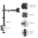 Onkron Βάση Γραφείου Οθόνης έως 34" (D121E-B) D121E-B - Image 6