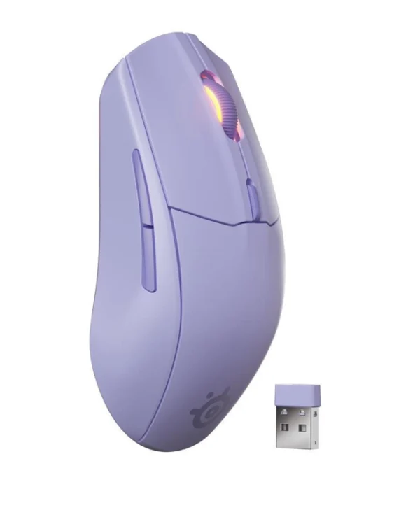 SteelSeries Rival 3 Gen2 Ασύρματο RGB Gaming Ποντίκι 8500 DPI Μωβ