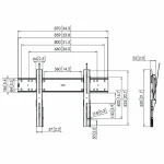 Vogel's 7368100 Επιτοίχια έως 80" και 75kg - Image 3
