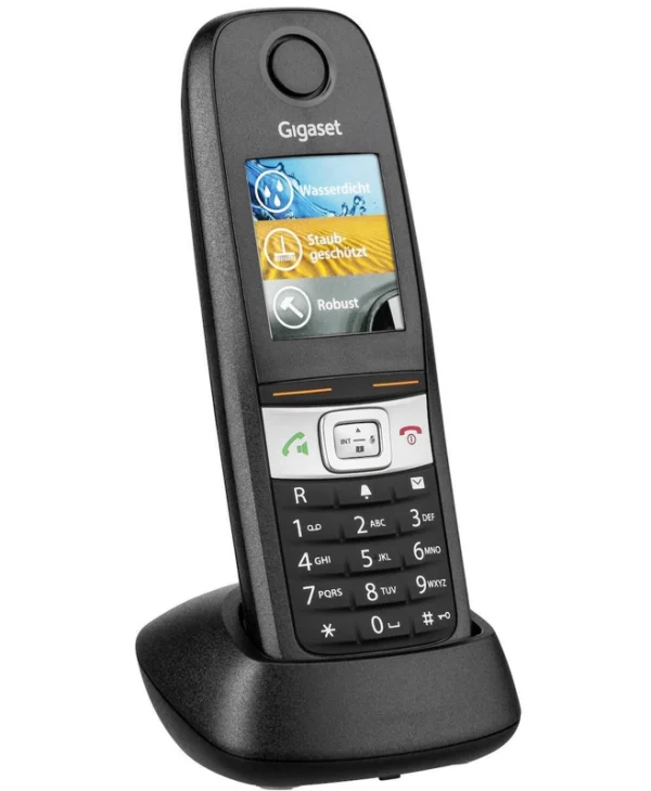 Gigaset E630HX Ασύρματο Τηλέφωνο με Ελληνικό Μενού Μαύρο