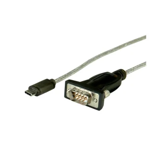Roline Converter Cable Usb Type C To Serial Black 1.8 M 12.02.1164-10