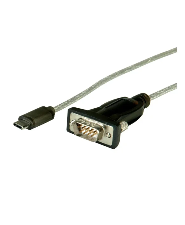 Roline Converter Cable Usb Type C To Serial Black 1.8 M 12.02.1164-10