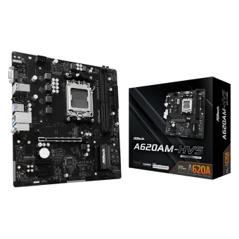 ASRock A620AM-HVS Motherboard Micro ATX με AMD AM5 Socket 90-MXBSR0-A0UAYZ 90-MXBSR0-A0UAYZ