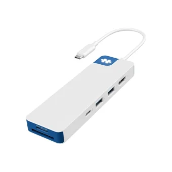 Hyper Hyperdrive Flex 8 Port Usb-c Hub Blue Hyper