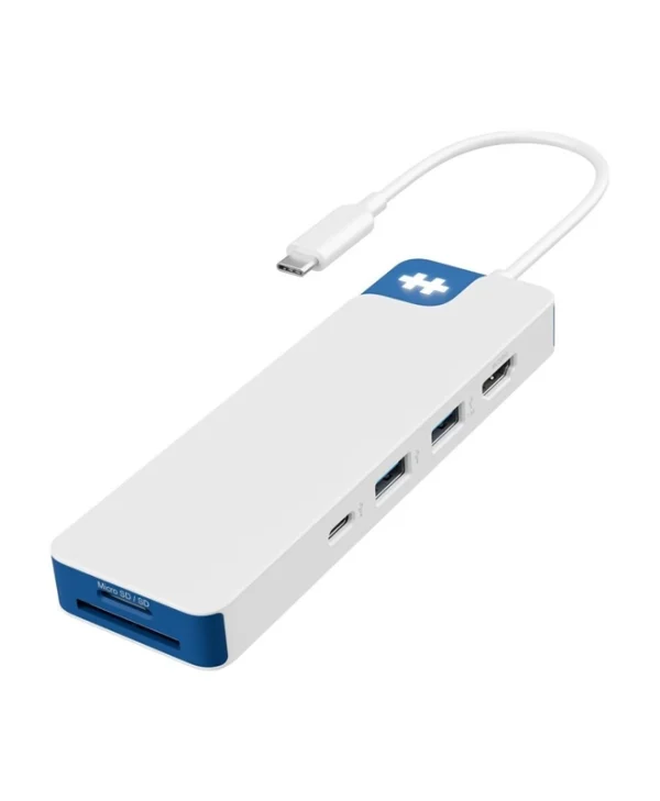 Hyper Hyperdrive Flex 8 Port Usb-c Hub Blue Hyper