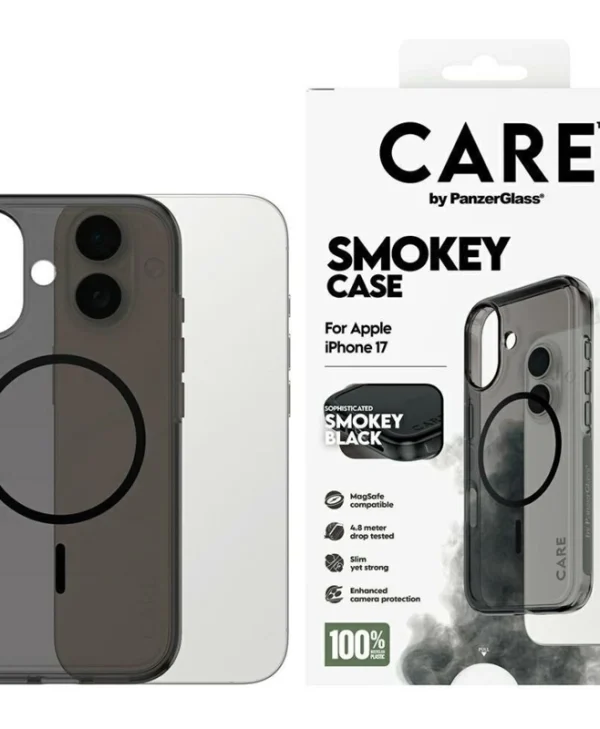 PanzerGlass Care Back Cover Πλαστικό Μαύρο (iPhone 17)