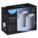 Cudy M3600 v1 WiFi Mesh Network Access Point Wi‑Fi 7 Dual Band (2.4 & 5GHz) σε Διπλό Kit - Image 4