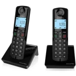 Alcatel S280 Ασύρματο Τηλέφωνο Duo με Ελληνικό Μενού Μαύρο - Image 5