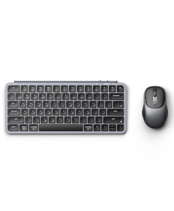 Keychron B1 Pro Combo Ασύρματο Bluetooth Σετ Πληκτρολόγιο & Ποντίκι Ελληνικό Space Grey