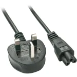 Lindy IEC C5 - IEC C5 Cable 2m Μαύρο 30409 30409