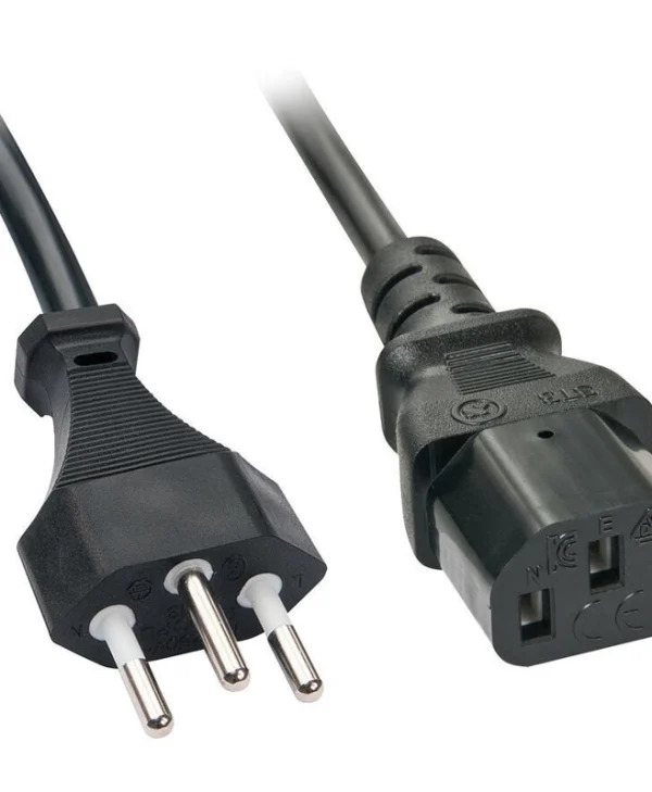 Lindy IEC C13 - Schuko Cable 0.7m Μαύρο 30425 30425