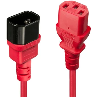 Lindy IEC C14 / IEC C13 - IEC C14 / IEC C13 Cable 0.5m Κόκκινο 30476 30476
