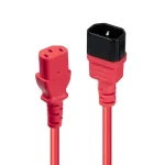 Lindy IEC C14 - IEC C13 Cable 1m Κόκκινο 30477 30477 - Image 3