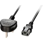 Lindy Type G (UK) - IEC C13 Cable 2m Μαύρο 30433 30433 - Image 3