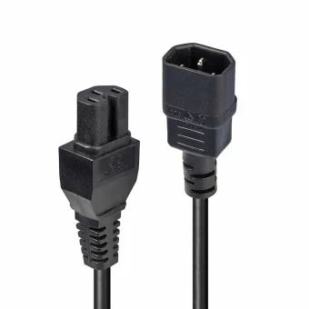 Lindy IEC C14 - IEC C15 Cable 2m Μαύρο 30314 30314