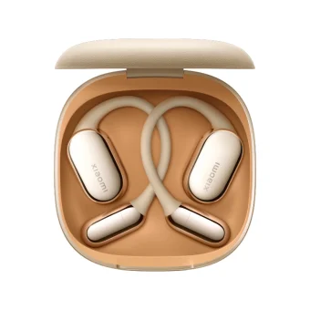 Xiaomi OpenWear Stereo Pro Open Ear Bluetooth Handsfree Ακουστικά με Αντοχή στον Ιδρώτα και Θήκη Φόρτισης Sand Gold