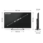 Sharp Smart Τηλεόραση 43" 4K UHD QLED 43HP6265E HDR (2025) 43HP6265E - Image 3