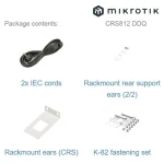 MikroTik CRS812-8DS-2DQ-2DDQ-RM v1 L2 Switch CRS812-8DS-2DQ-2DDQ-RM - Image 4