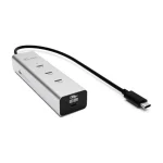 i-tec Metal USB 3.2 Hub 5 Θυρών με σύνδεση USB-C & Θύρα Φόρτισης Ασημί