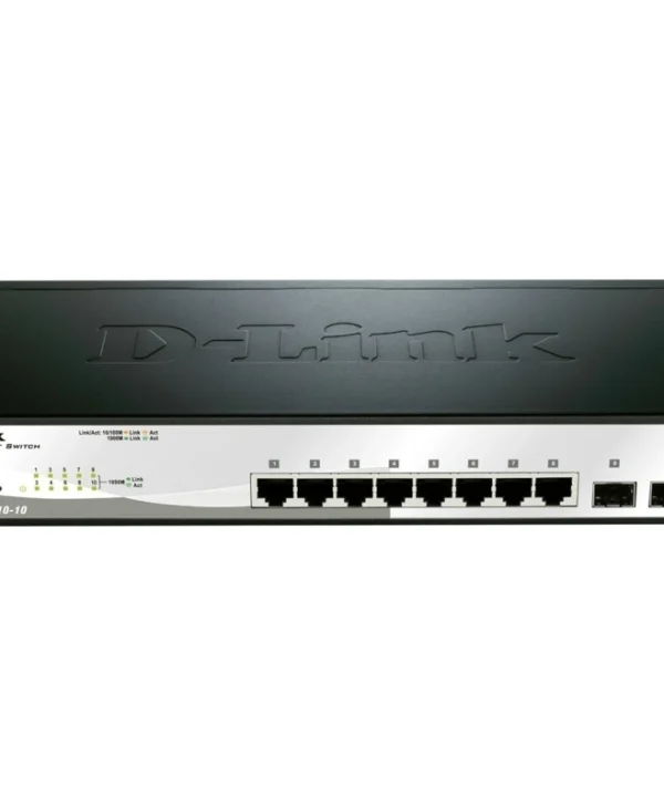 D-Link DGS-1210-10 Managed L2 Switch με 8 Θύρες Gigabit (1Gbps) Ethernet και 2 SFP Θύρες