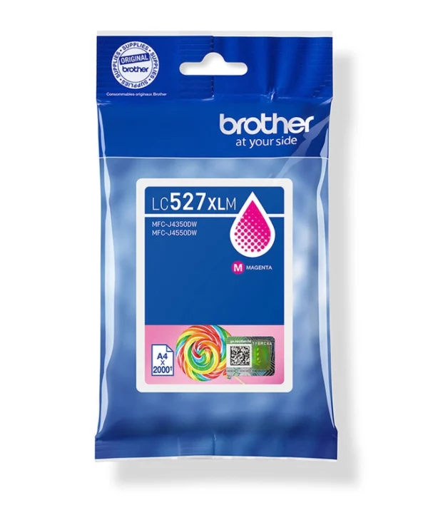 Brother LC527XLM Γνήσιο Μελάνι Εκτυπωτή InkJet Ματζέντα (LC-527XLM) LC527XLM