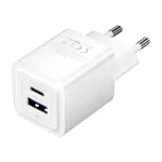 Vention Φορτιστής Χωρίς Καλώδιο GaN με Θύρα USB-A και Θύρα USB-C 30W Λευκός (FEQW0-EU) FEQW0-EU - Image 2