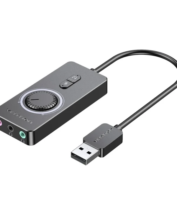 Vention Εξωτερική USB Κάρτα Ήχου 2.0 CDRBB CDRBB