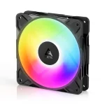 Arctic P12 Pro Reverse Case Fan 120mm με RGB Φωτισμό και Σύνδεση 3-Pin / 4-Pin PWM - Image 2
