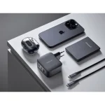 Intenso Φορτιστής GaN με Θύρα USB-A και 2 Θύρες USB-C 100W Power Delivery Μαύρος (7810010) 7810010 - Image 8