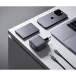 Intenso Φορτιστής GaN με Θύρα USB-A και 2 Θύρες USB-C 100W Power Delivery Μαύρος (7810010) 7810010 - Image 9