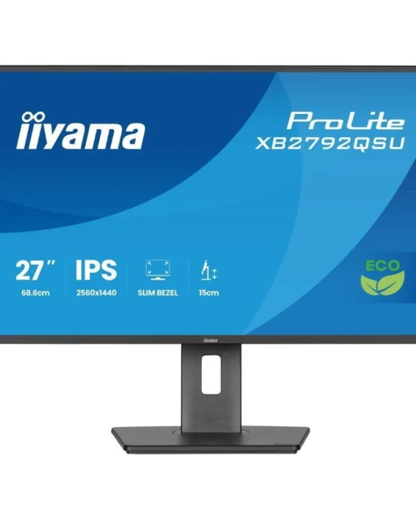 Iiyama ProLite XB2792QSU-B1 IPS Monitor 27" QHD 2560x1440 με Χρόνο Απόκρισης 3ms GTG XB2792QSU-B1