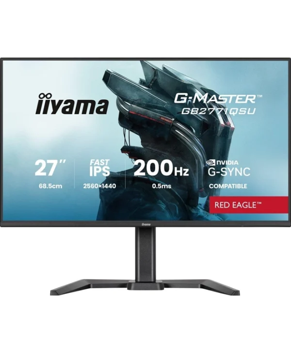 Iiyama G-MASTER GB2771QSU-B1 IPS Monitor 27" QHD 2560x1440 200Hz GB2771QSU-B1