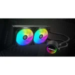 Genesis Hydria 240 ARGB Υδρόψυξη Επεξεργαστή Διπλού Ανεμιστήρα 120mm για Socket AM4/AM5/1700/1200/115x - Image 3