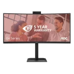 AOC CU34E4CW Ultrawide VA HDR Curved Monitor 34" QHD 3440x1440 με Χρόνο Απόκρισης 4ms GTG CU34E4CW - Image 9