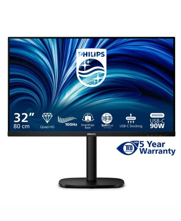 Philips 3000 Series IPS Monitor 32" QHD 2560x1440 με Χρόνο Απόκρισης 4ms GTG