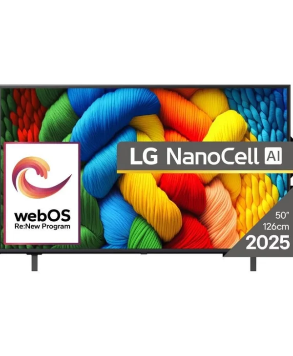 LG Smart Τηλεόραση 75" 4K UHD LED 75NANO80A3B HDR (2025) 75NANO80A3B
