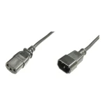 Digitus IEC C14 - IEC C13 Cable 1.2m Μαύρο AK-440201-012-S AK-440201-012-S